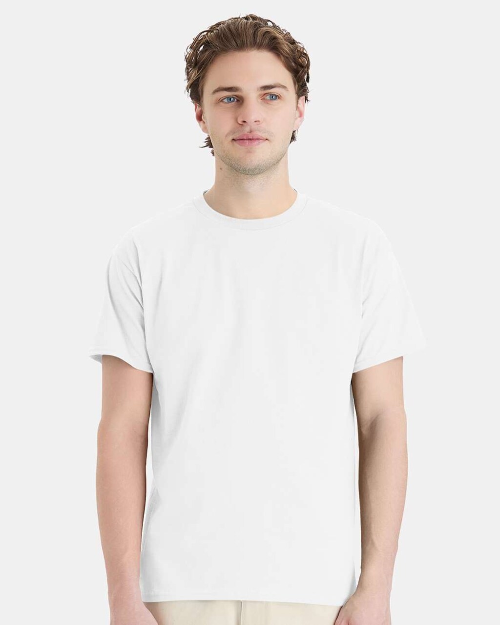 Hanes Unisex Classic Fit Crewneck Cotton T Shirt For Everyday Casual Tee